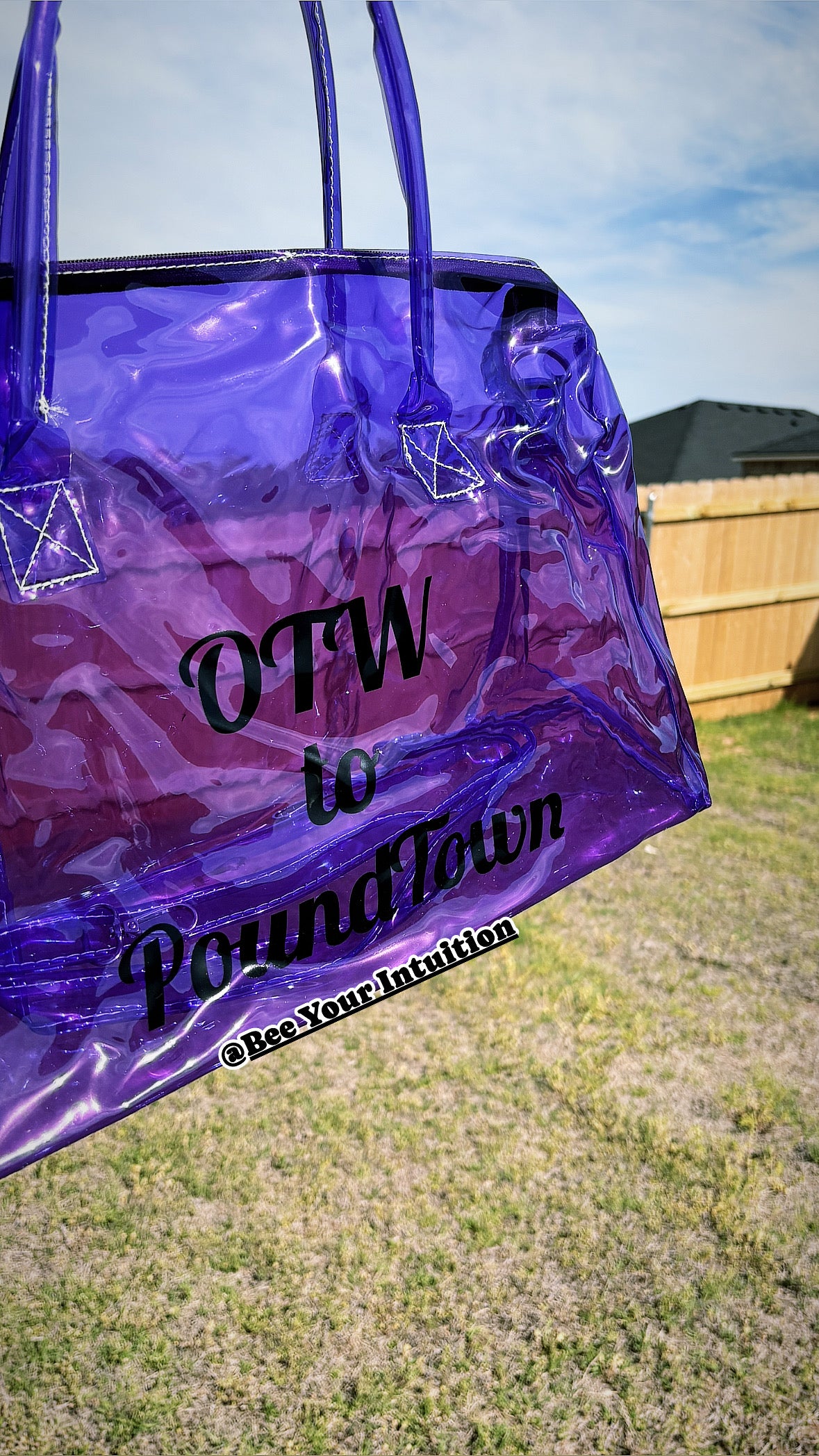 Spend The Night Bag Purple